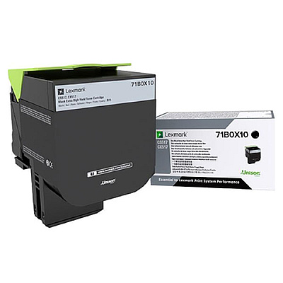 Lexmark Black Extra High Yield Non-Return Program Toner Cartridge (8,000 Yield) (71B0X10)