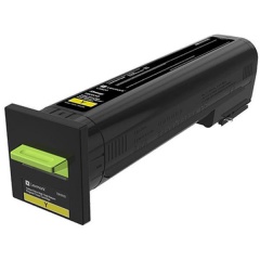 Lexmark Extra High Yield Yellow Return Program Toner Cartridge for US Government (22,000 Yield) (TAA Compliant Version of 72K1XY0) (72K0XYG)