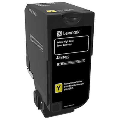 Lexmark High Yield Yellow Toner Cartridge (12,000 Yield) (74C0H40)