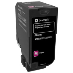 Lexmark High Yield Magenta Return Program Toner Cartridge for US Government (12,000 Yield) (TAA Compliant Version of 74C1HM0) (74C0HMG)