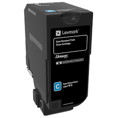 Lexmark Cyan Toner Cartridge (7,000 Yield) (74C0S20)