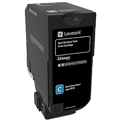 Lexmark Cyan Non-Return Program Toner Cartridge (7,000 Yield) (74C0S20)