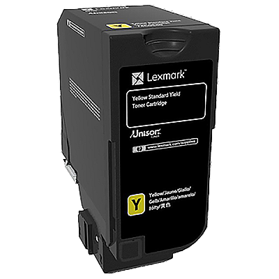Lexmark Yellow Non-Return Program Toner Cartridge (7,000 Yield) (74C0S40)