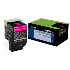 Lexmark Standard Yield Magenta Return Program Toner Cartridge for US Government (2,000 Yield) (TAA Compliant Version of 80C1SM0) (80C0SMG)
