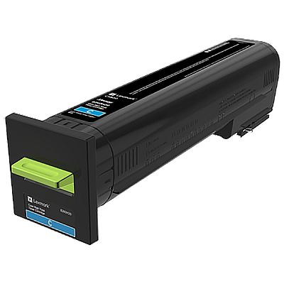 Lexmark High Yield Cyan Non-Return Program Toner Cartridge (17,000 Yield) (82K0H20)