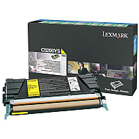 Lexmark Yellow Return Program Toner Cartridge (1,500 Yield) (C5200YS)