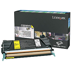 Lexmark Yellow Return Program Toner Cartridge (1,500 Yield) (C5200YS)