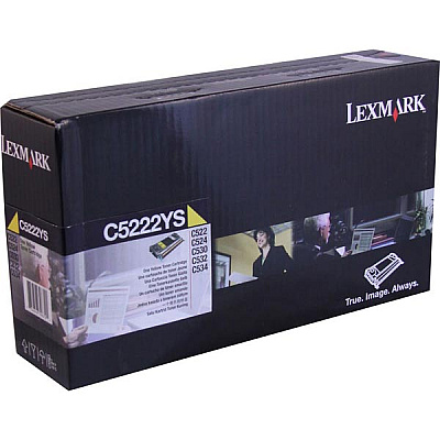 Lexmark Yellow Toner Cartridge (3,000 Yield) (C5222YS)