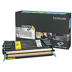 Lexmark High Yield Yellow Return Program Toner Cartridge (5,000 Yield) (C5240YH)