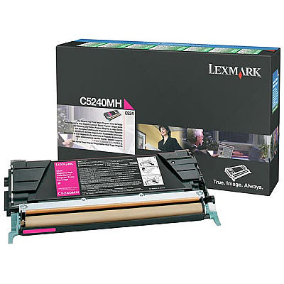 Lexmark High Yield Magenta Return Program Toner Cartridge for US Government (5,000 Yield) (TAA Compliant Version of C5240MH) (C5246MH)