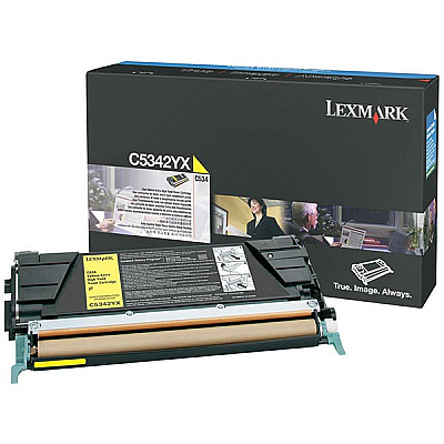 Lexmark Extra High Yield Yellow Toner Cartridge (7,000 Yield) (For Use in Model C534) (C5342YX)