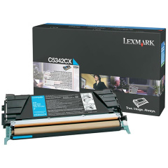Lexmark Extra High Yield Cyan Return Program Toner Cartridge for US Government (7,000 Yield) (TAA Compliant Version of C5342CX) (C5346CX)