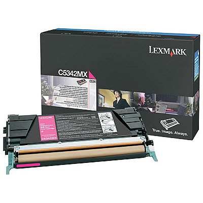 Lexmark Extra High Yield Magenta Return Program Toner Cartridge for US Government (7,000 Yield) (TAA Compliant Version of C5342MX) (C5346MX)