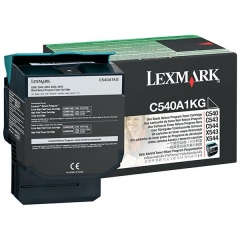 Lexmark Black Return Program Toner Cartridge for US Government (1,000 Yield) (TAA Compliant Version of C540A1KG) (C540A4KG)