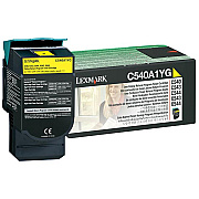 Lexmark Yellow Return Program Toner Cartridge for US Government (1,000 Yield) (TAA Compliant Version of C540A1YG) (C540A4YG)