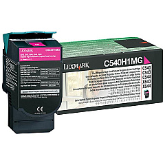 Lexmark High Yield Magenta Return Program Toner Cartridge for US Government (2,000 Yield) (TAA Compliant Version of C540H1MG) (C540H4MG)