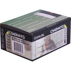 Lexmark High Yield Yellow Return Program Toner Cartridge for US Government (2,000 Yield) (TAA Compliant Version of C540H1YG) (C540H4YG)