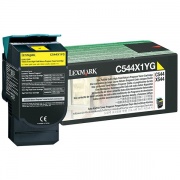 Lexmark Extra High Yield Yellow Return Program Toner Cartridge (4,000 Yield) (C544X1YG)
