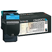 Lexmark Extra High Yield Cyan Non-Return Program Toner Cartridge (4,000 Yield) (C544X2CG)