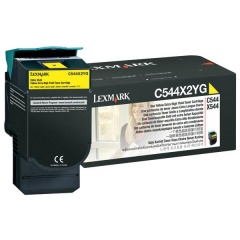 Lexmark Extra High Yield Yellow Toner Cartridge (4,000 Yield) (C544X2YG)