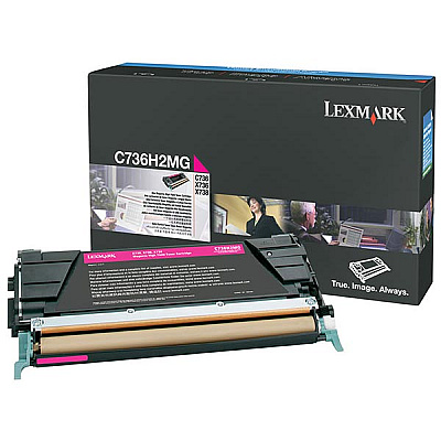 Lexmark High Yield Magenta Non-Return Program Toner Cartridge (10,000 Yield) (C736H2MG)