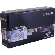 Lexmark High Yield Yellow Return Program Toner Cartridge for US Government (10,000 Yield) (TAA Compliant Version of C736H1YG) (C736H4YG)