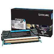 Lexmark High Yield Cyan Non-Return Program Toner Cartridge (10,000 Yield) (For Use in Model C748 Only) (C748H2CG)