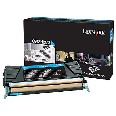 Lexmark High Yield Cyan Non-Return Program Toner Cartridge (10,000 Yield) (For Use in Model C748 Only) (C748H2CG)