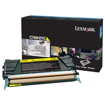 Lexmark High Yield Yellow Toner Cartridge (10,000 Yield) (For Use in Model C748 Only) (C748H2YG)