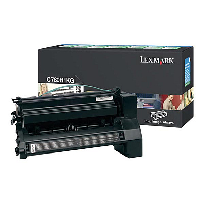 Lexmark High Yield Black Return Program Toner Cartridge (10,000 Yield) (C780H1KG)