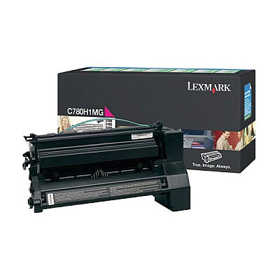 Lexmark High Yield Magenta Return Program Toner Cartridge (10,000 Yield) (C780H1MG)