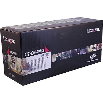 Lexmark High Yield Magenta Return Program Toner Cartridge for US Government (10,000 Yield) (TAA Compliant Version of C780H1MG) (C780H4MG)