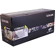 Lexmark High Yield Yellow Return Program Toner Cartridge for US Government (10,000 Yield) (TAA Compliant Version of C780H1YG) (C780H4YG)