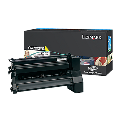 Lexmark Extra High Yield Yellow Non-Return Program Toner Cartridge (15,000 Yield) (C782X2YG)