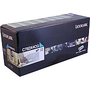 Lexmark Extra High Yield Cyan Return Program Toner Cartridge for US Government (15,000 Yield) (TAA Compliant Version of C782X1CG) (C782X4CG)