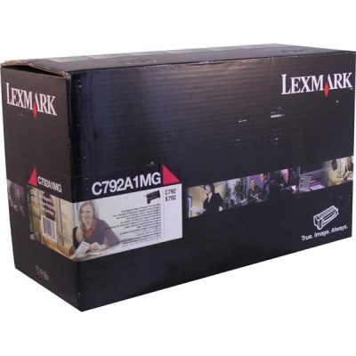 Lexmark Magenta Return Program Toner Cartridge (6,000 Yield) (C792A1MG)