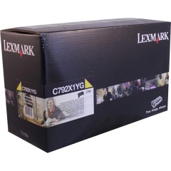 Lexmark Extra High Yield Yellow Return Program Toner Cartridge (20,000 Yield) (C792X1YG)