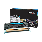 Lexmark Cyan Non-Return Program Toner Cartridge (7,000 Yield) (For Use in Model X746/X748) (X746A2CG)