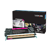 Lexmark Magenta Non-Return Program Toner Cartridge (7,000 Yield) (For Use in Model X746/X748) (X746A2MG)
