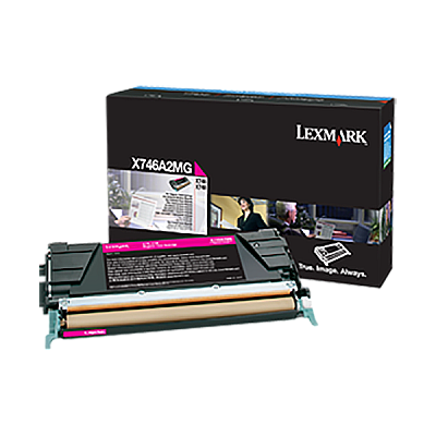 Lexmark Magenta Non-Return Program Toner Cartridge (7,000 Yield) (For Use in Model X746/X748) (X746A2MG)