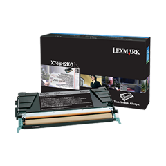 Lexmark High Yield Black Toner Cartridge (12,000 Yield) (For Use in Model X746/X748) (X746H2KG)