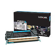 Lexmark High Yield Cyan Non-Return Program Toner Cartridge (10,000 Yield) (For Use in Model X748) (X748H2CG)