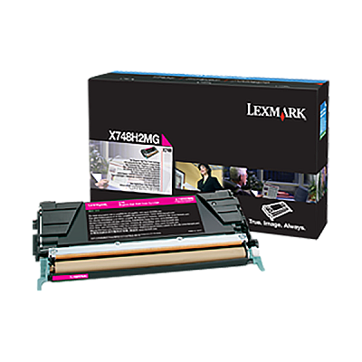 Lexmark High Yield Magenta Non-Return Program Toner Cartridge (10,000 Yield) (For Use in Model X748) (X748H2MG)