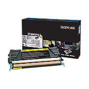 Lexmark High Yield Yellow Non-Return Program Toner Cartridge (10,000 Yield) (For Use in Model X748) (X748H2YG)