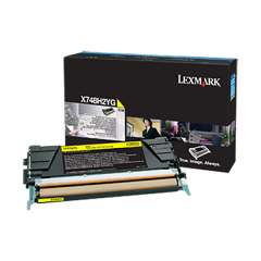 Lexmark High Yield Yellow Toner Cartridge (10,000 Yield) (For Use in Model X748) (X748H2YG)