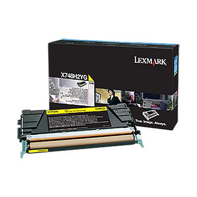 Lexmark High Yield Yellow Non-Return Program Toner Cartridge (10,000 Yield) (For Use in Model X748) (X748H2YG)