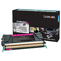 Lexmark High Yield Magenta Return Program Toner Cartridge for US Government (10,000 Yield) (For Use in Model X748) (TAA Compliant Version of X748H1MG) (X748H4MG)