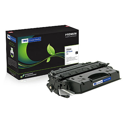 MSE Remanufactured High Yield Toner Cartridge (Alternative for HP CE505X, 05X, Canon 3480B001AA, CRG-119II) (6,500 Yield) (MSE02210516)