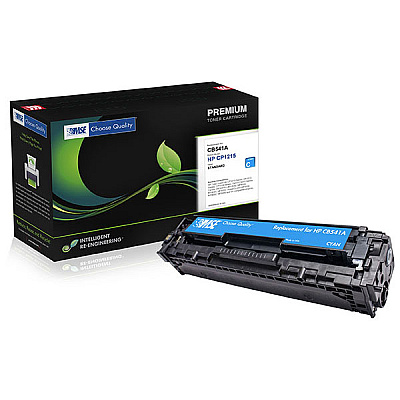MSE Remanufactured Cyan Toner Cartridge (Alternative for HP CB541A, 125A) (1,400 Yield) (MSE022154114)