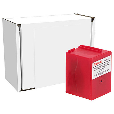 NuPost Non-OEM New Build Red Postage Meter Ink Cartridge (Alternative for Pitney Bowes 765-9) (8000 Yield) (NPT300C)